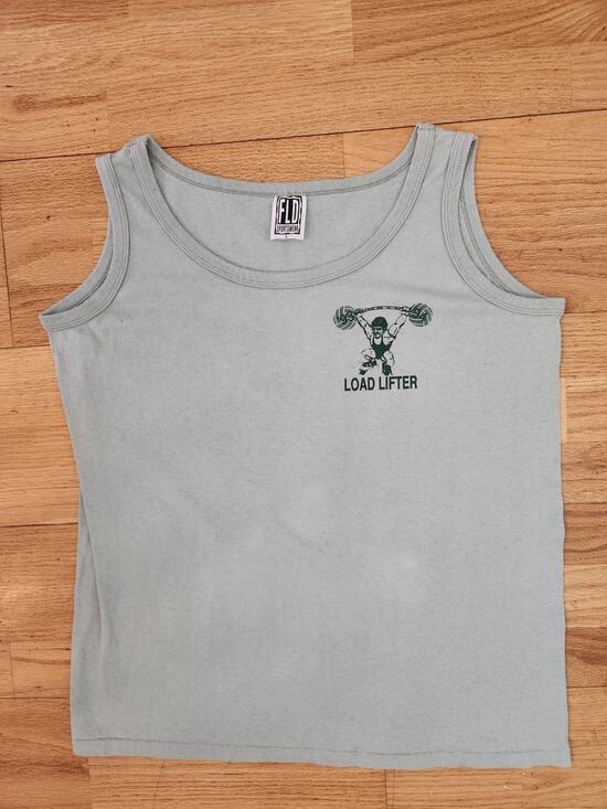 FLD Sportswear Other - Vtg FLD 90s Muscle Tshirt Sz Large Mens Green Single Stitch USA Wrestling Gym